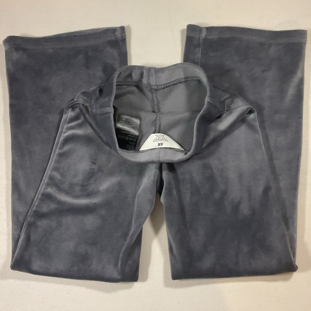 H&M Kids Gray Velour Flare Pants for Girls